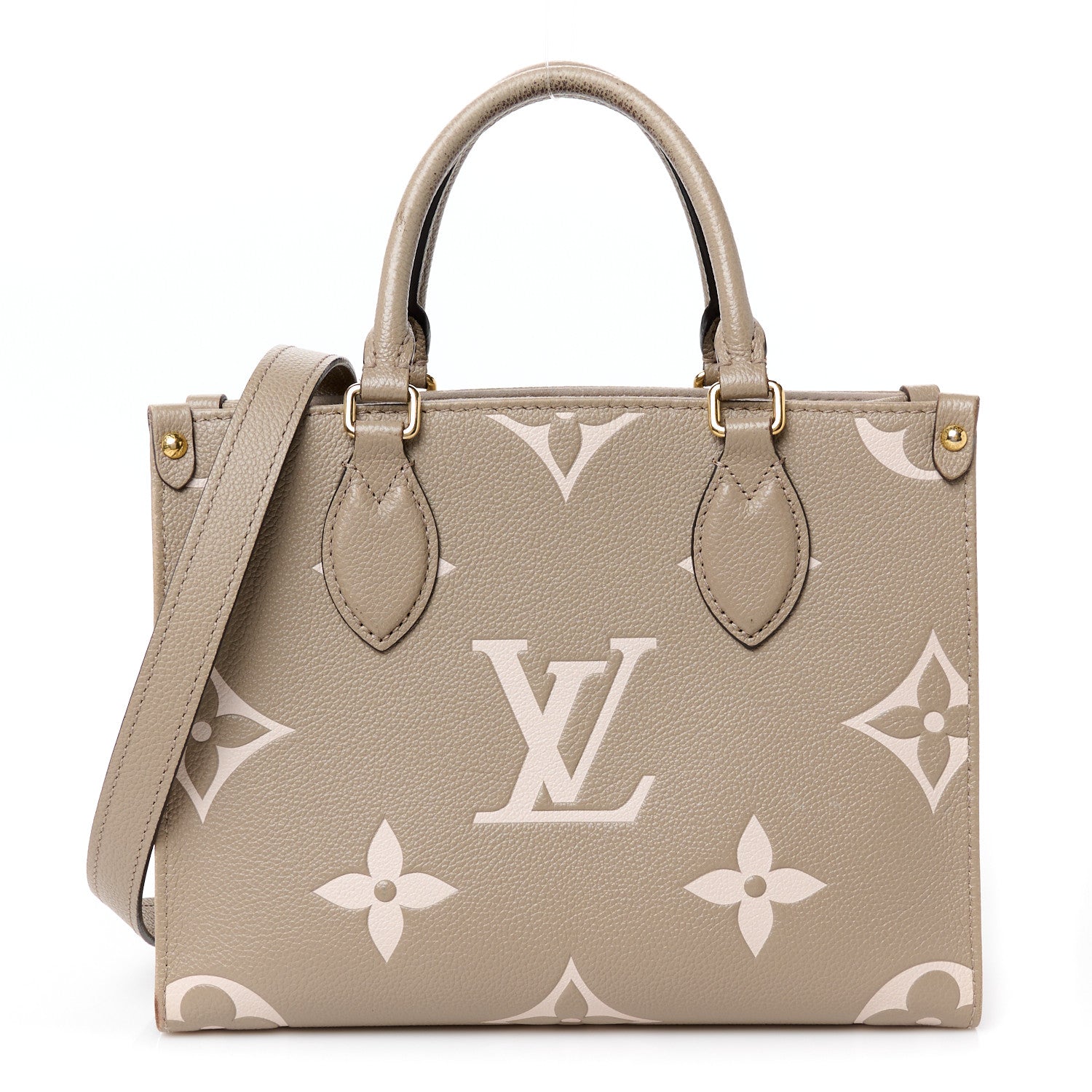 Empreinte Monogram Giant Onthego PM Tourterelle Creme