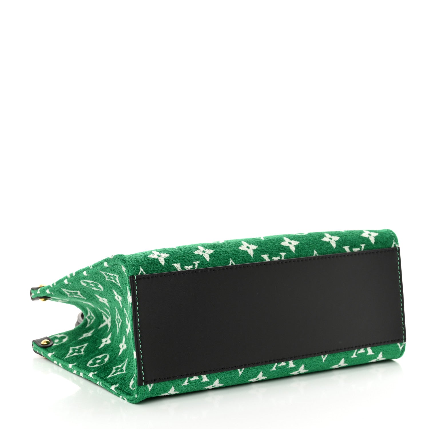 Jacquard Velvet Monogram Onthego PM Green
