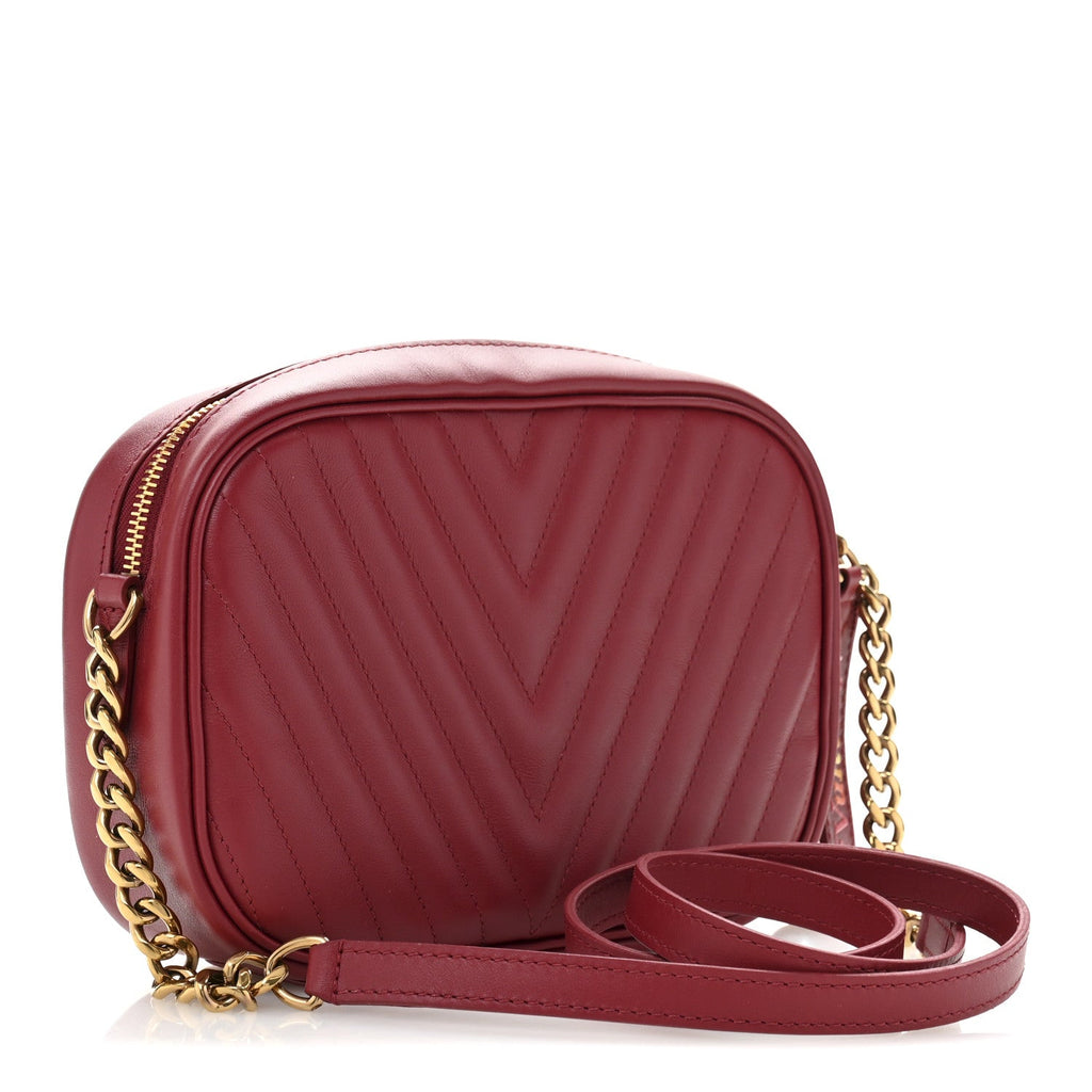 Calfskin New Wave Camera Bag Red
