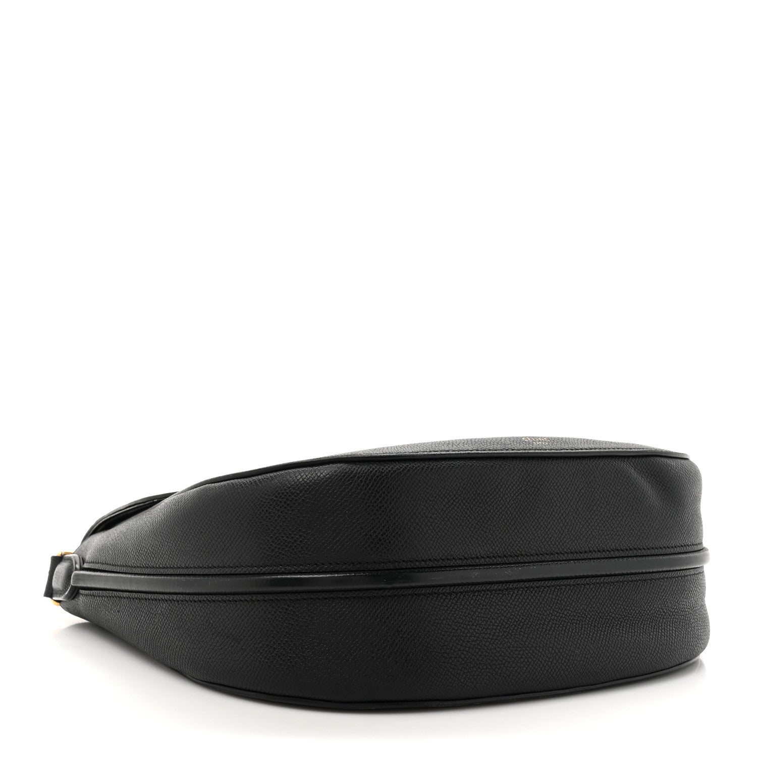 Grained Calfskin Large Trotteur Black
