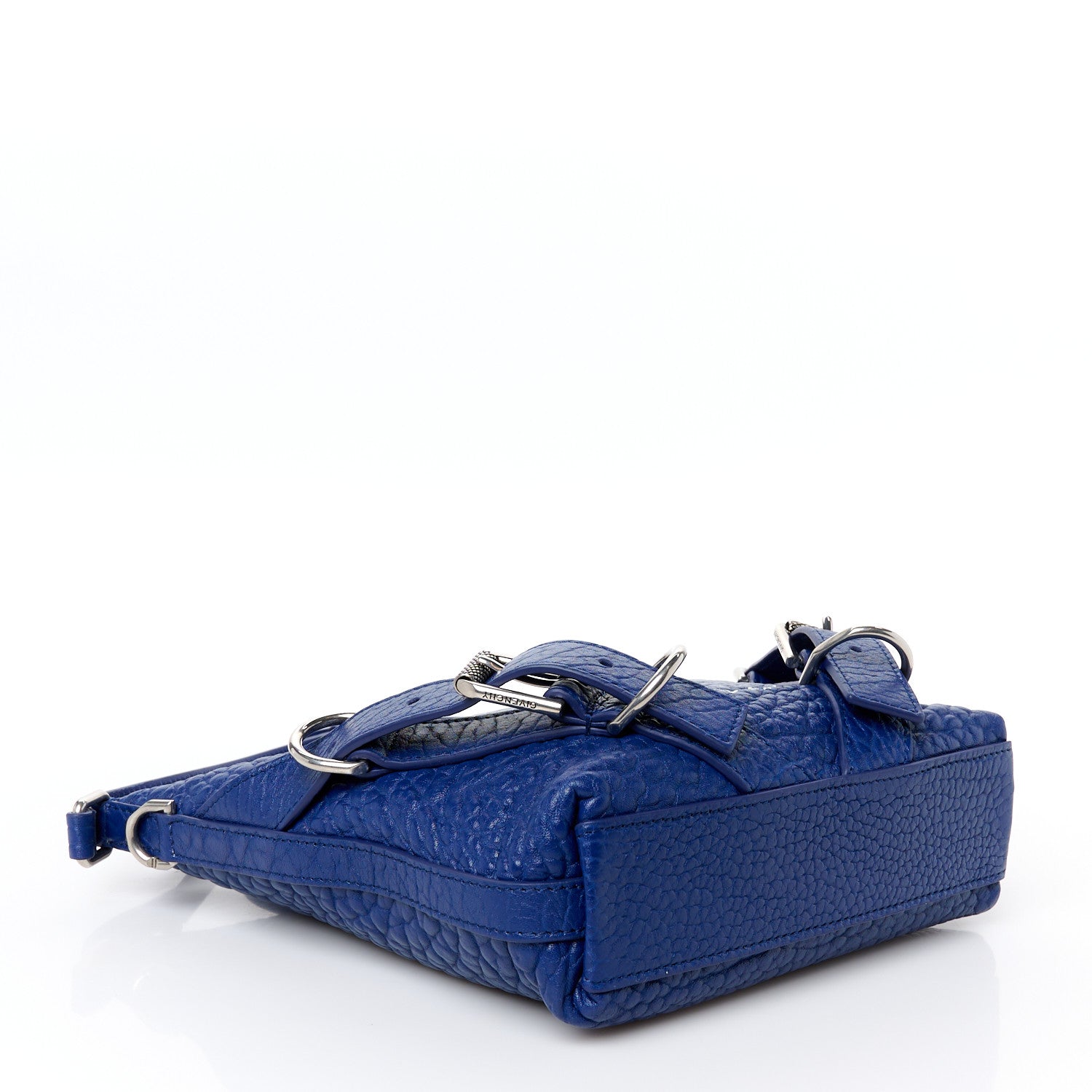Calfskin Small Voyou Bag Saphir Blue