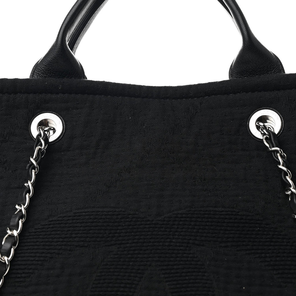 Canvas Extra Large Double Face Shopping Tote Black