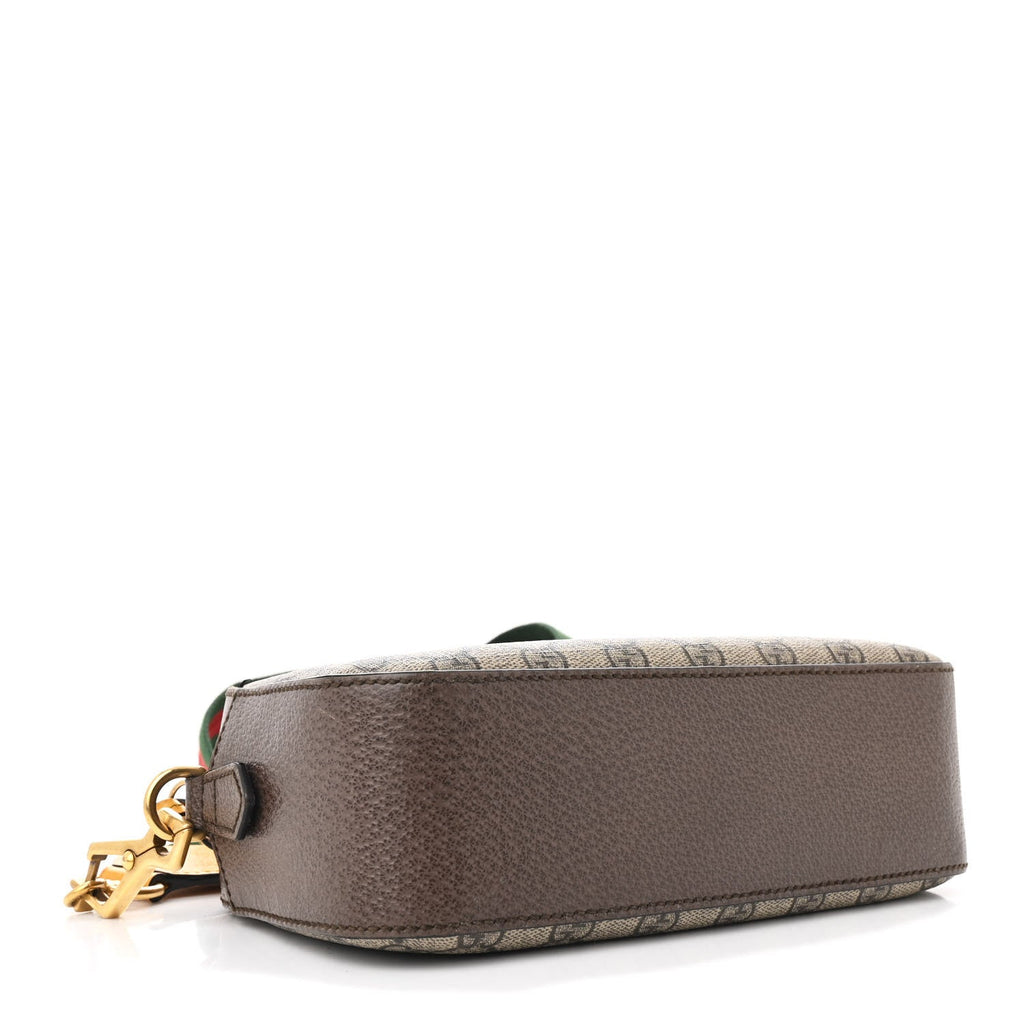GG Supreme Monogram Web Neo Vintage Shoulder Bag Beige New Acero Crop