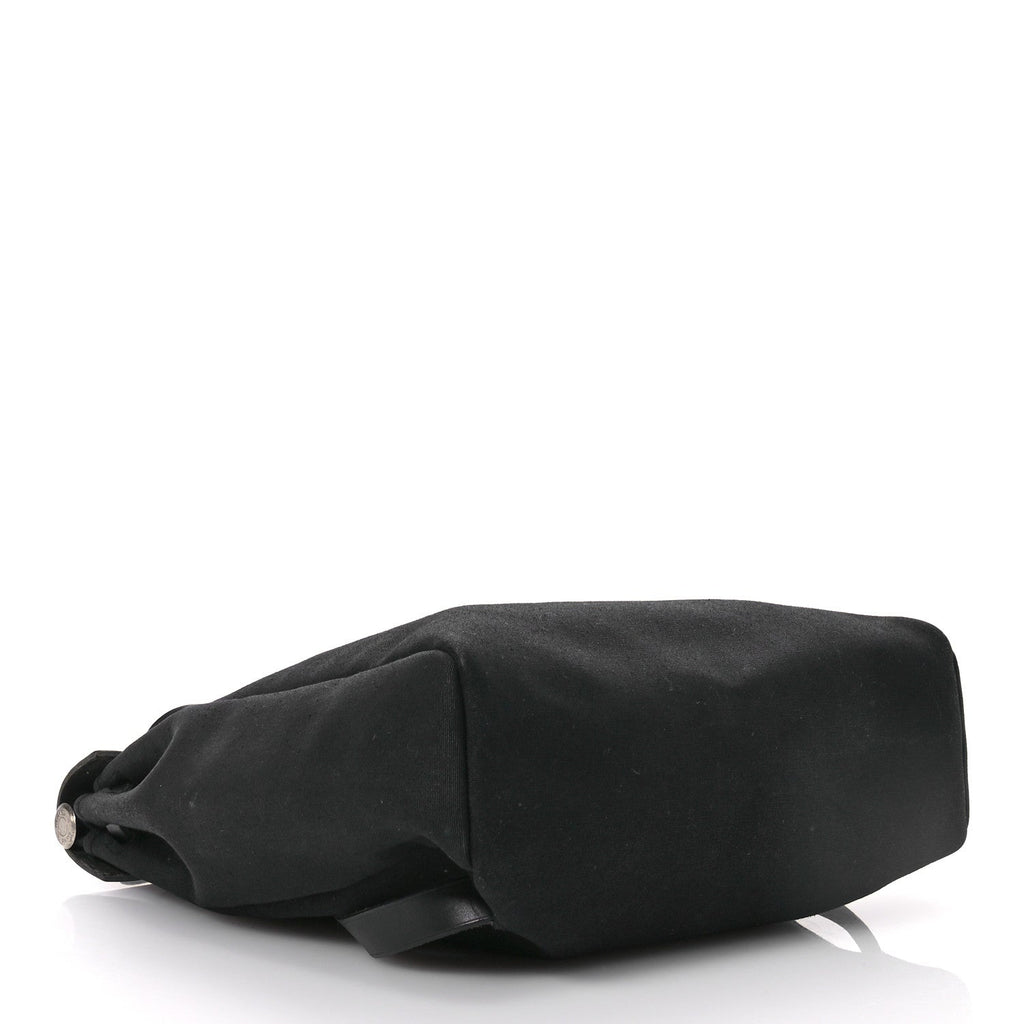 Toile Vache Calfskin Herbag 30 PM Backpack Black