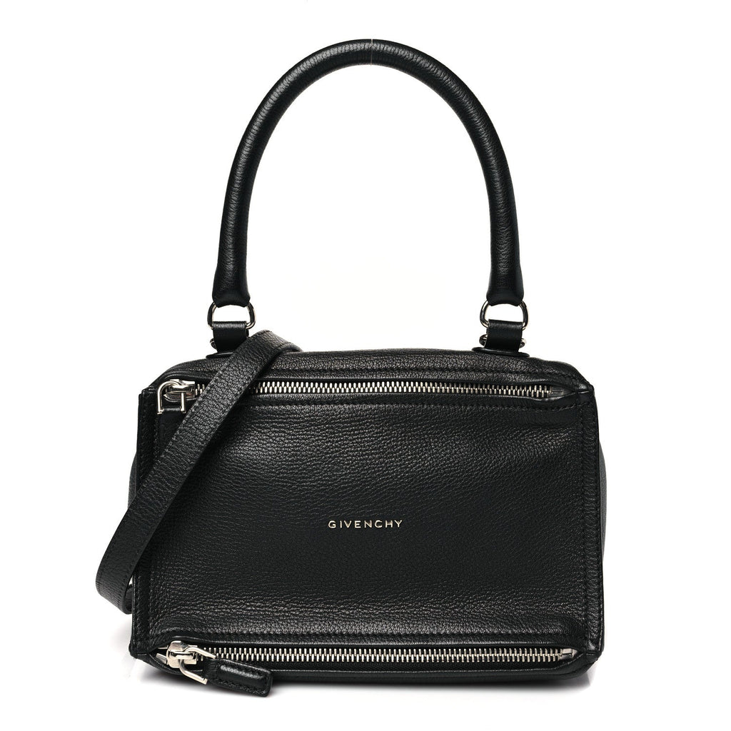 Sugar Goatskin Small Pandora Black