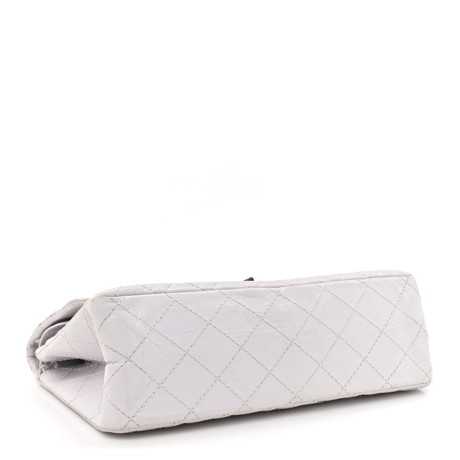 Aged Calfskin Quilted 2.55 Reissue 226 Flap White
