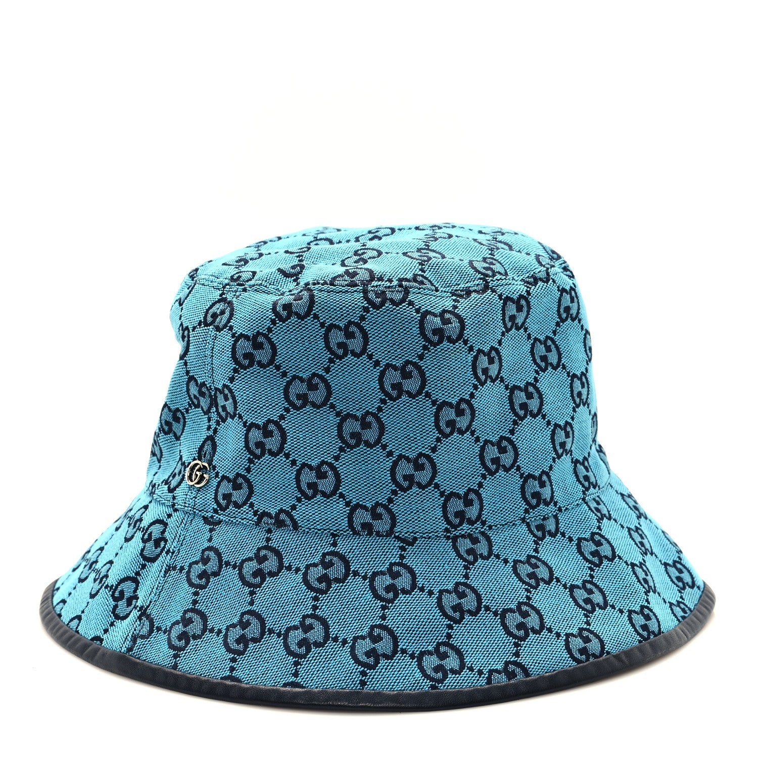 Monogram Multicolor New Sakai Calfskin Bob Malibu Bucket Hat L Light Blue