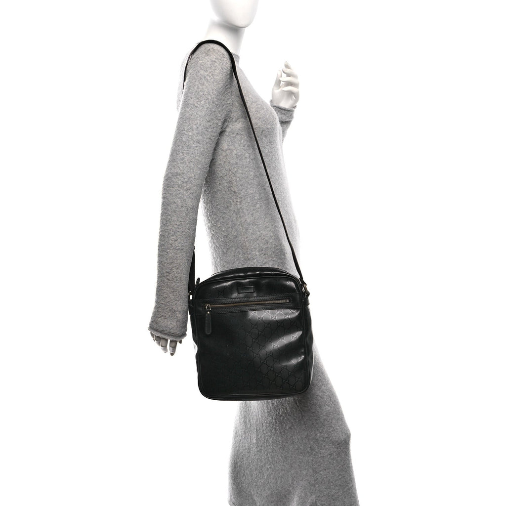 Imprime Monogram Medium Messenger Bag Black