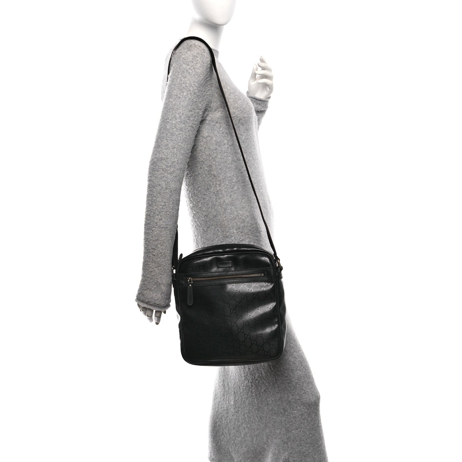 Imprime Monogram Medium Messenger Bag Black