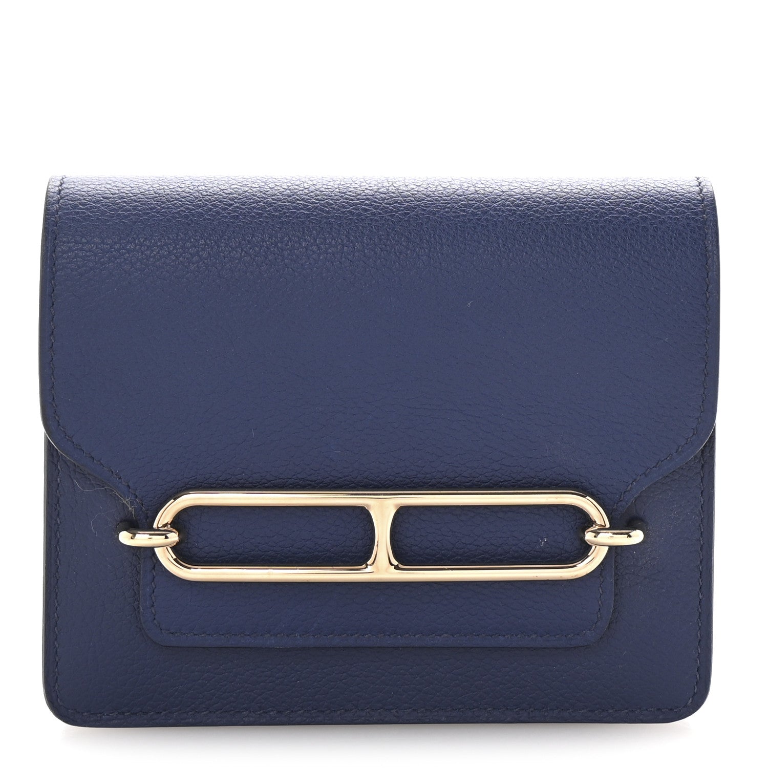 Evercolor Bi-Color Roulis Slim Wallet Bleu Saphir Bleu France