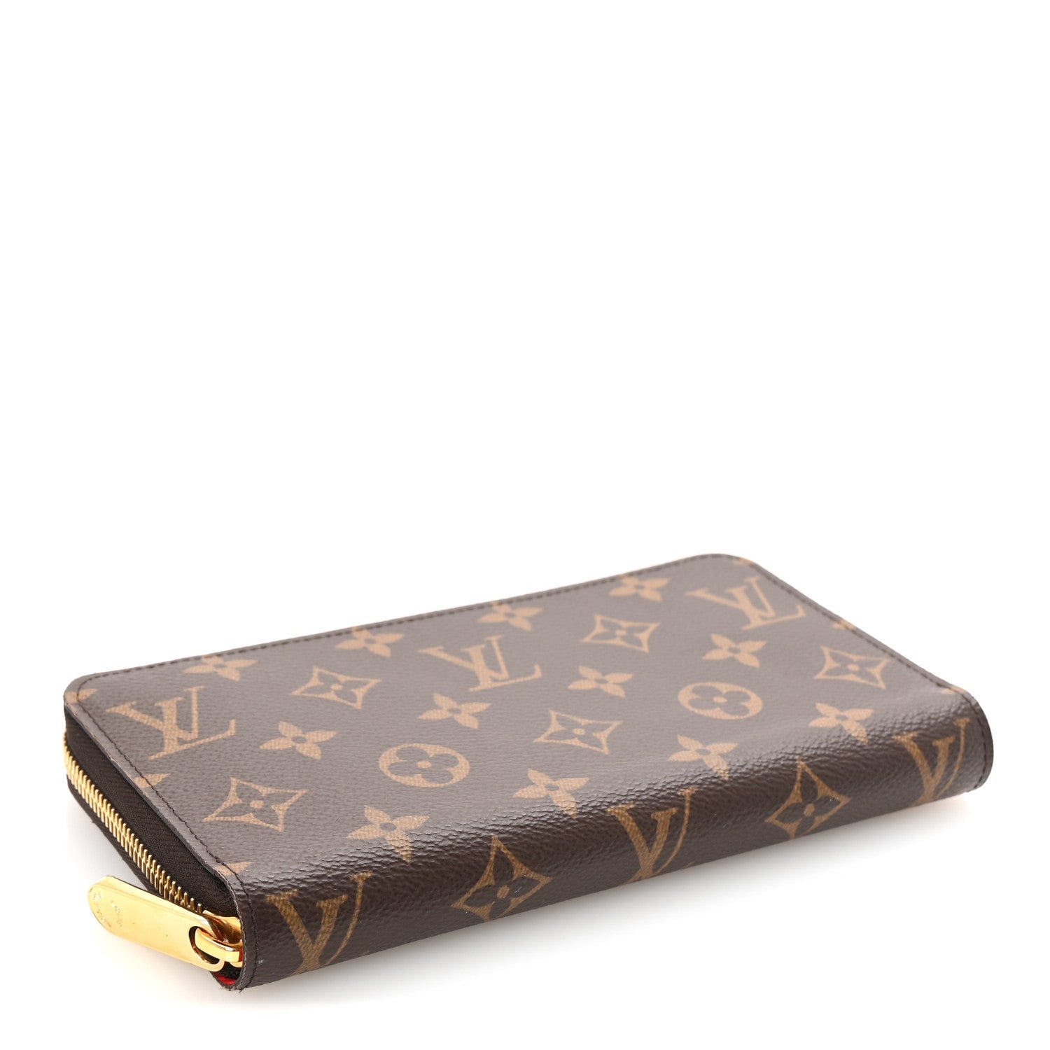 Monogram Zippy Wallet Coquelicot