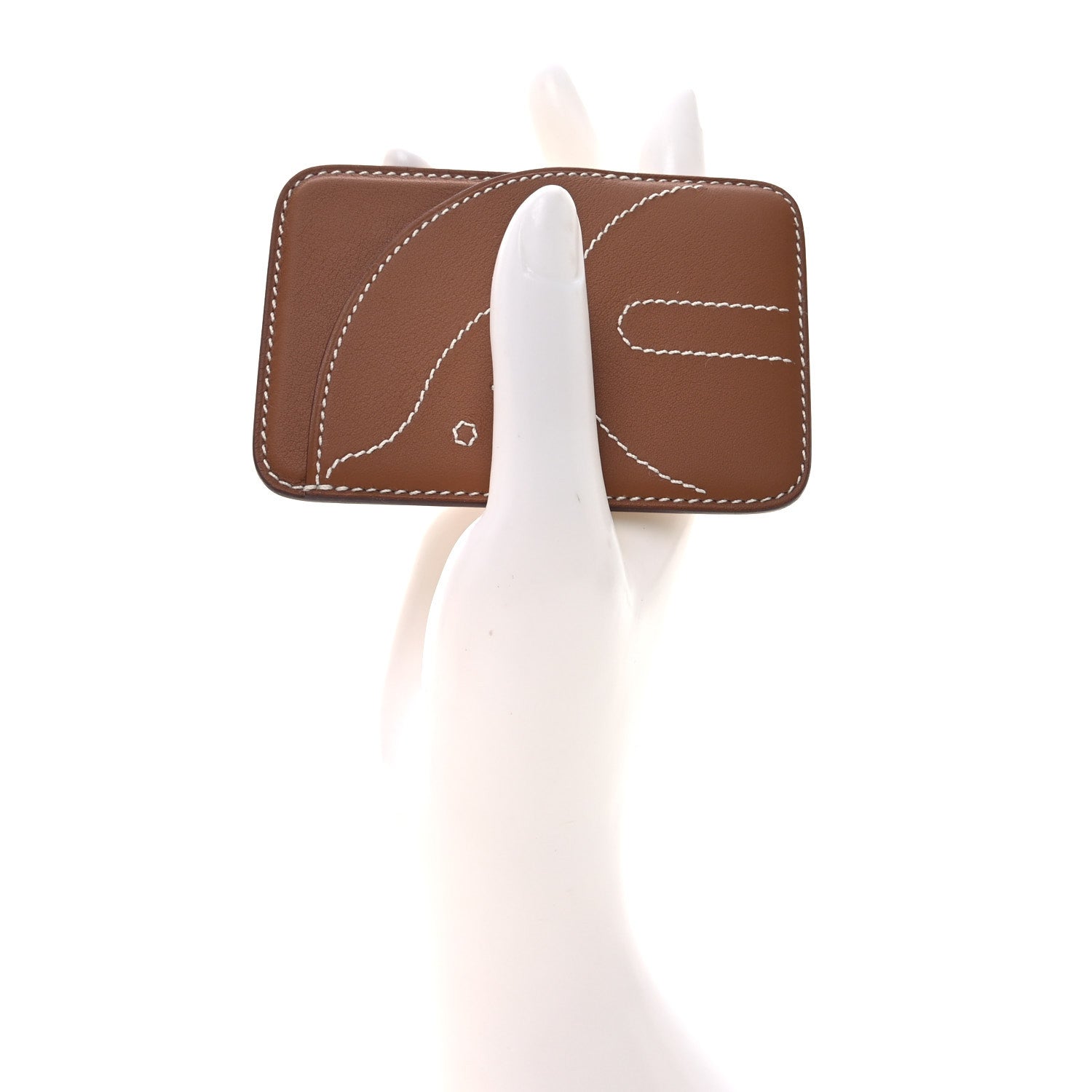 Swift Stitched Cheval MagSafe  Holder Gold