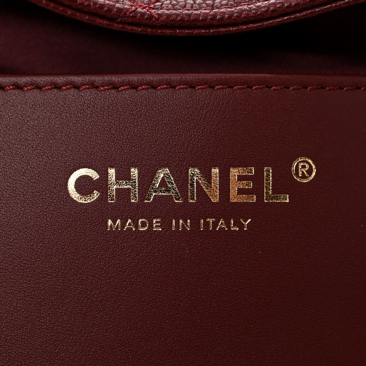 Caviar Quilted Small Chanel 25 Handbag Burgundy