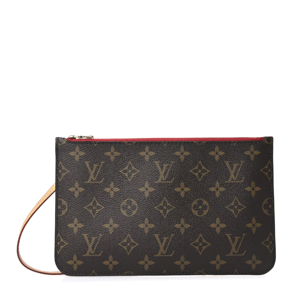 Monogram Neverfull MM GM Pochette Cherry