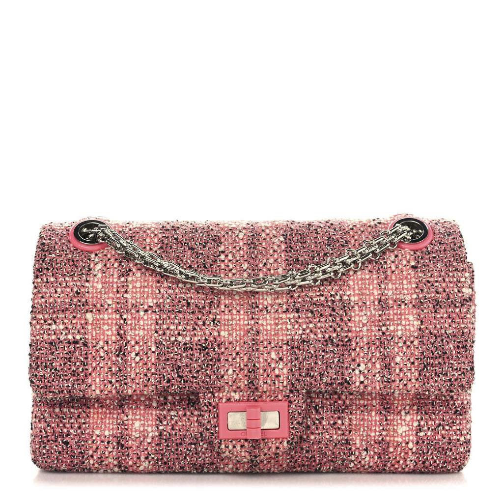 Tweed Resin 2.55 Reissue 225 Flap Pink