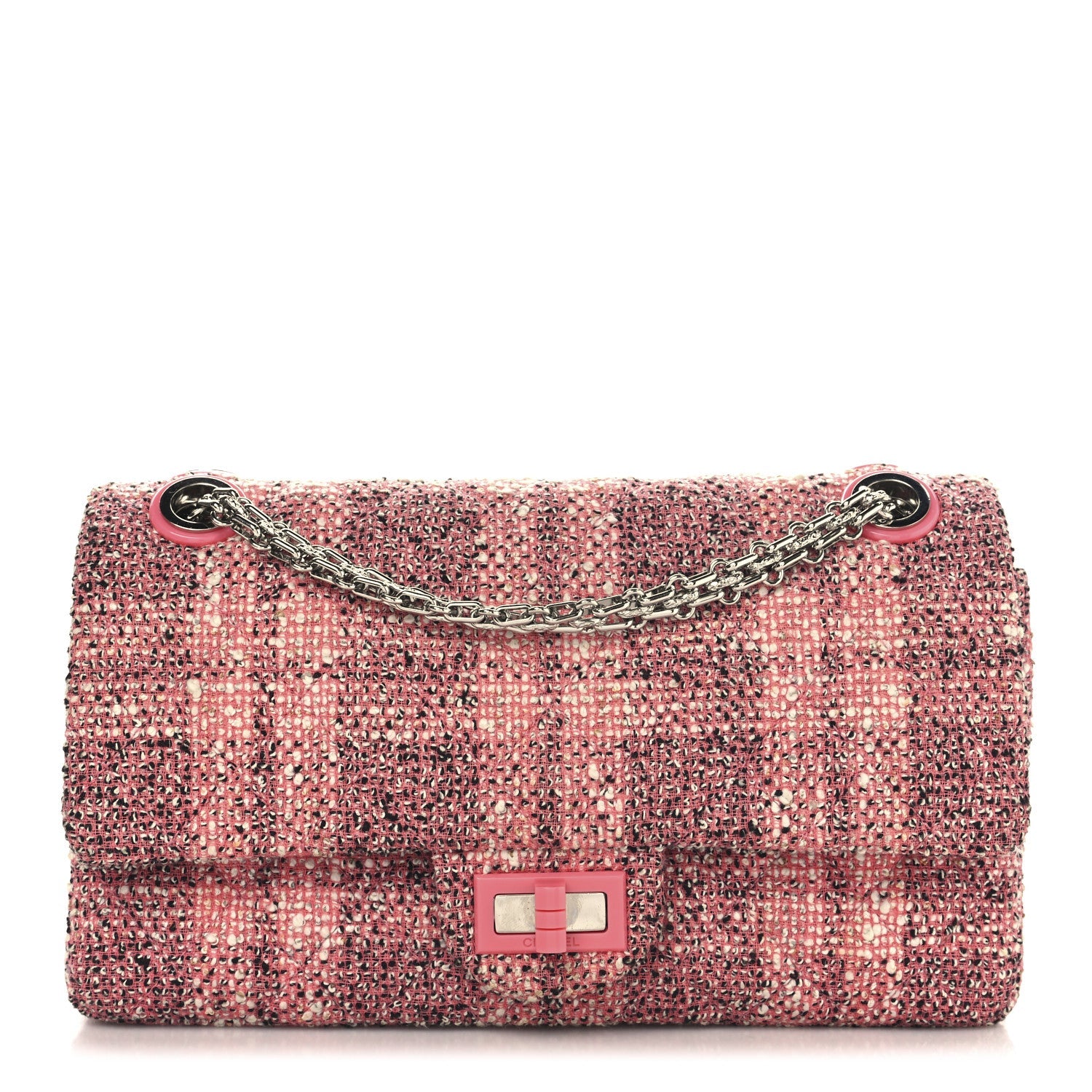 Tweed Resin 2.55 Reissue 225 Flap Pink