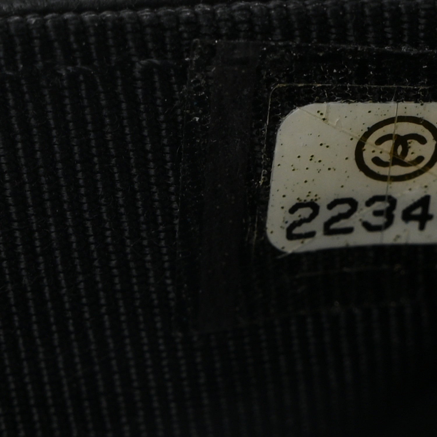 Aged Calfskin Lucky Charms Casino 2.55 Reissue Wallet on Chain WOC Black