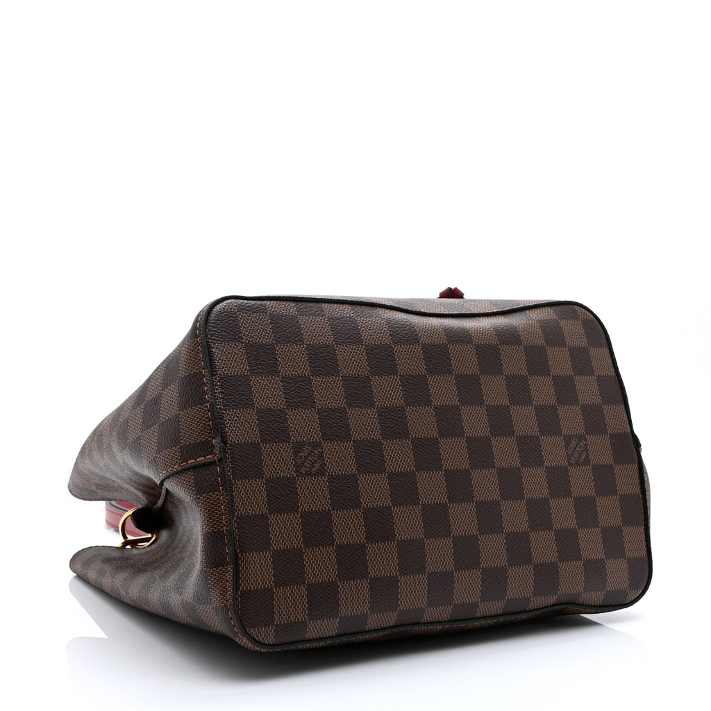 Damier Ebene Neonoe MM Cherry Berry