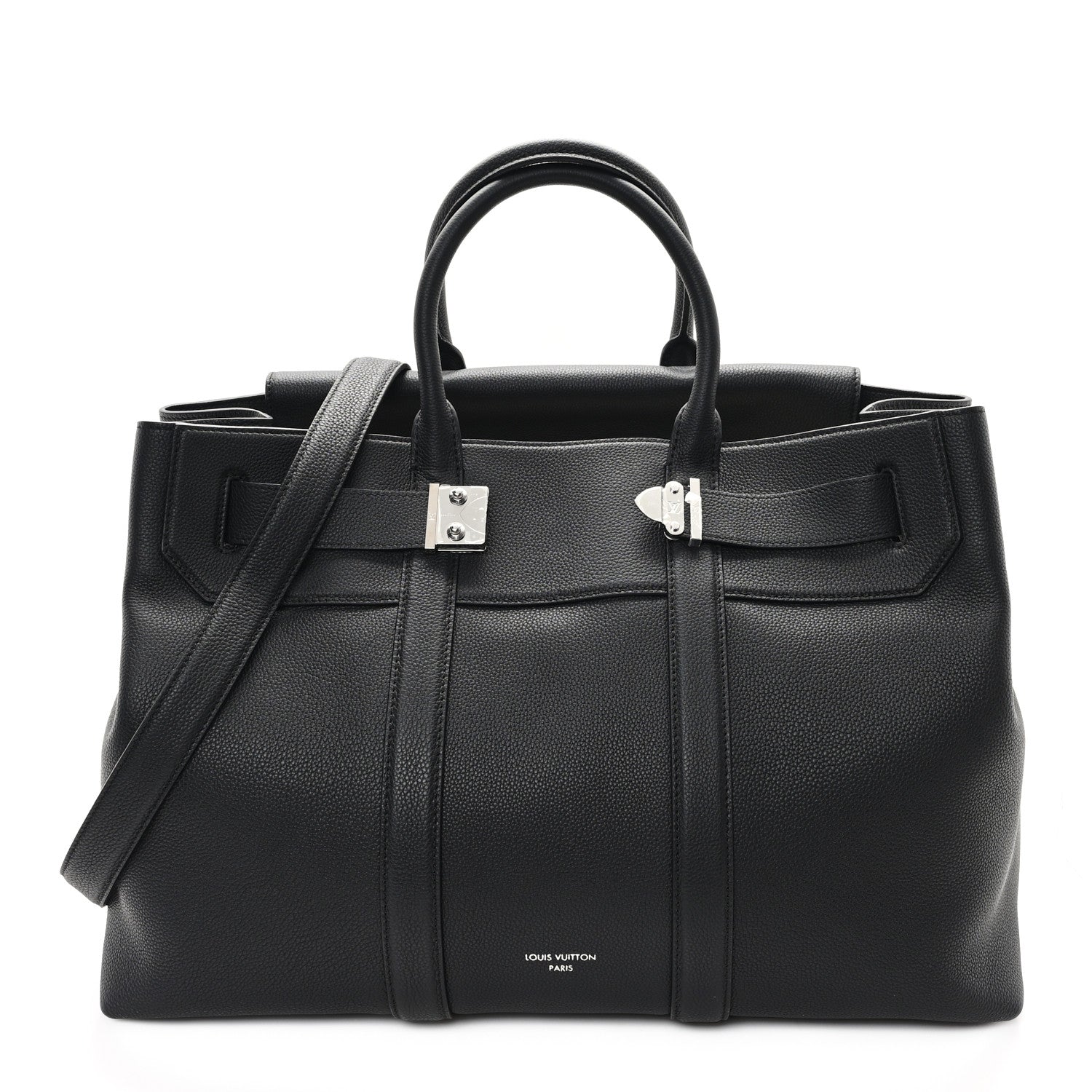 Millesime Calfskin Georges Tote GM Black