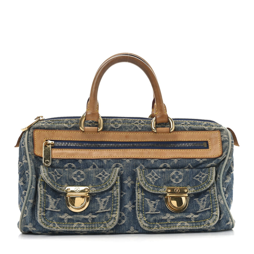Monogram Denim Neo Speedy Blue