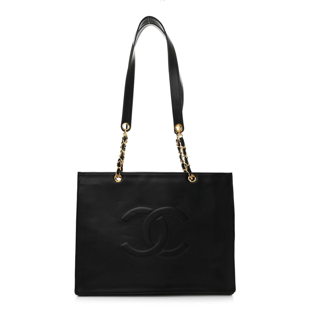 Lambskin CC Tote Black
