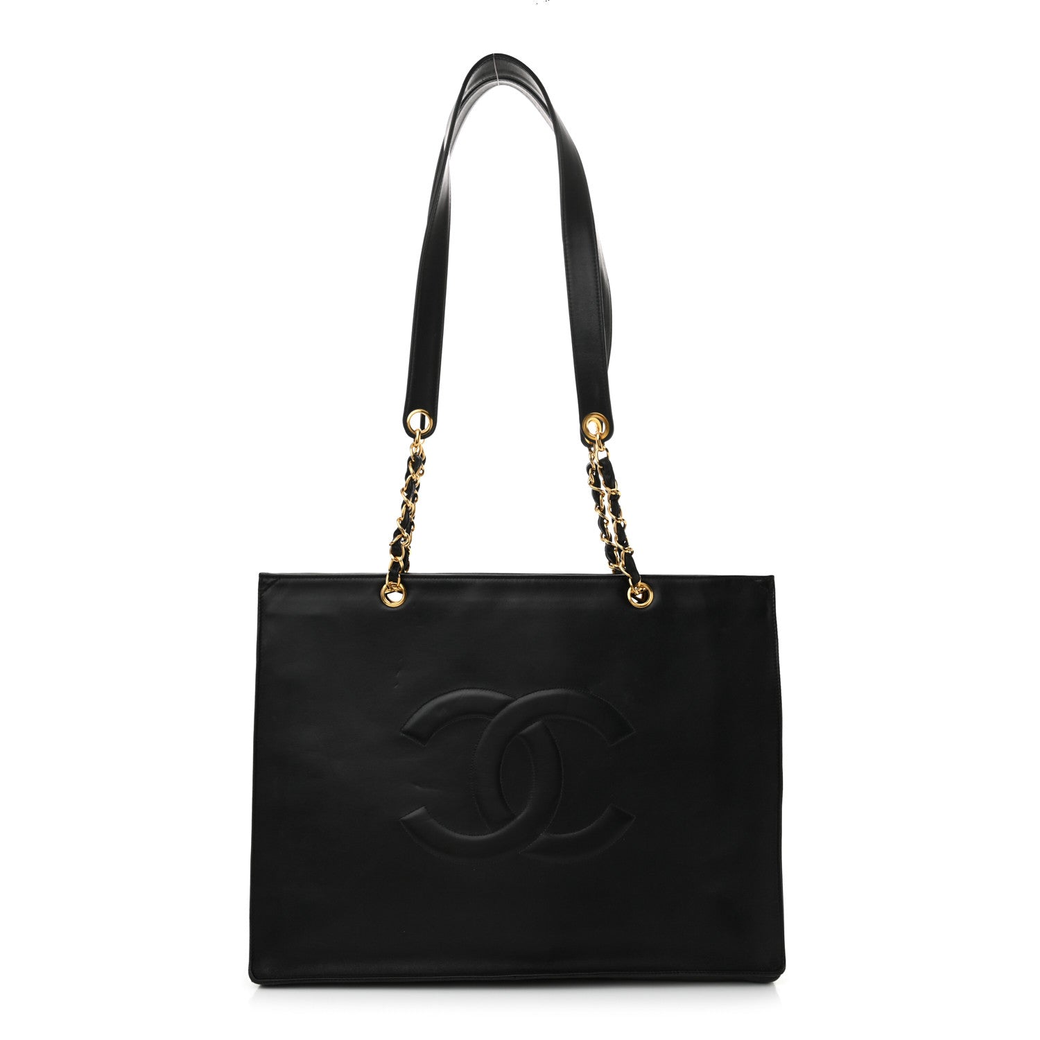 Lambskin CC Tote Black