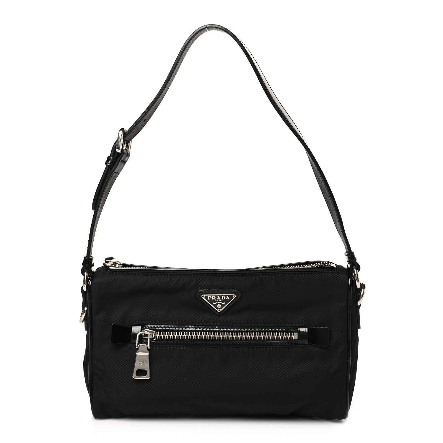 Tessuto Nylon Shoulder Bag Black