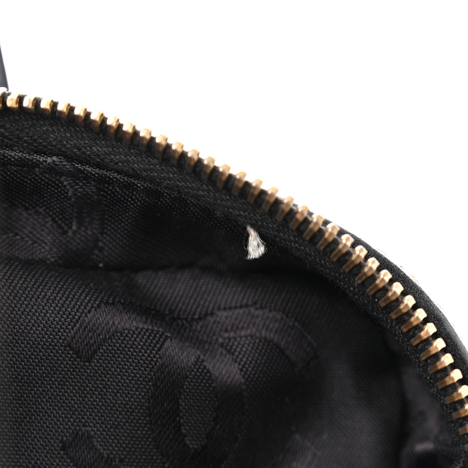 Calfskin Contrast Stitch Surpique Black