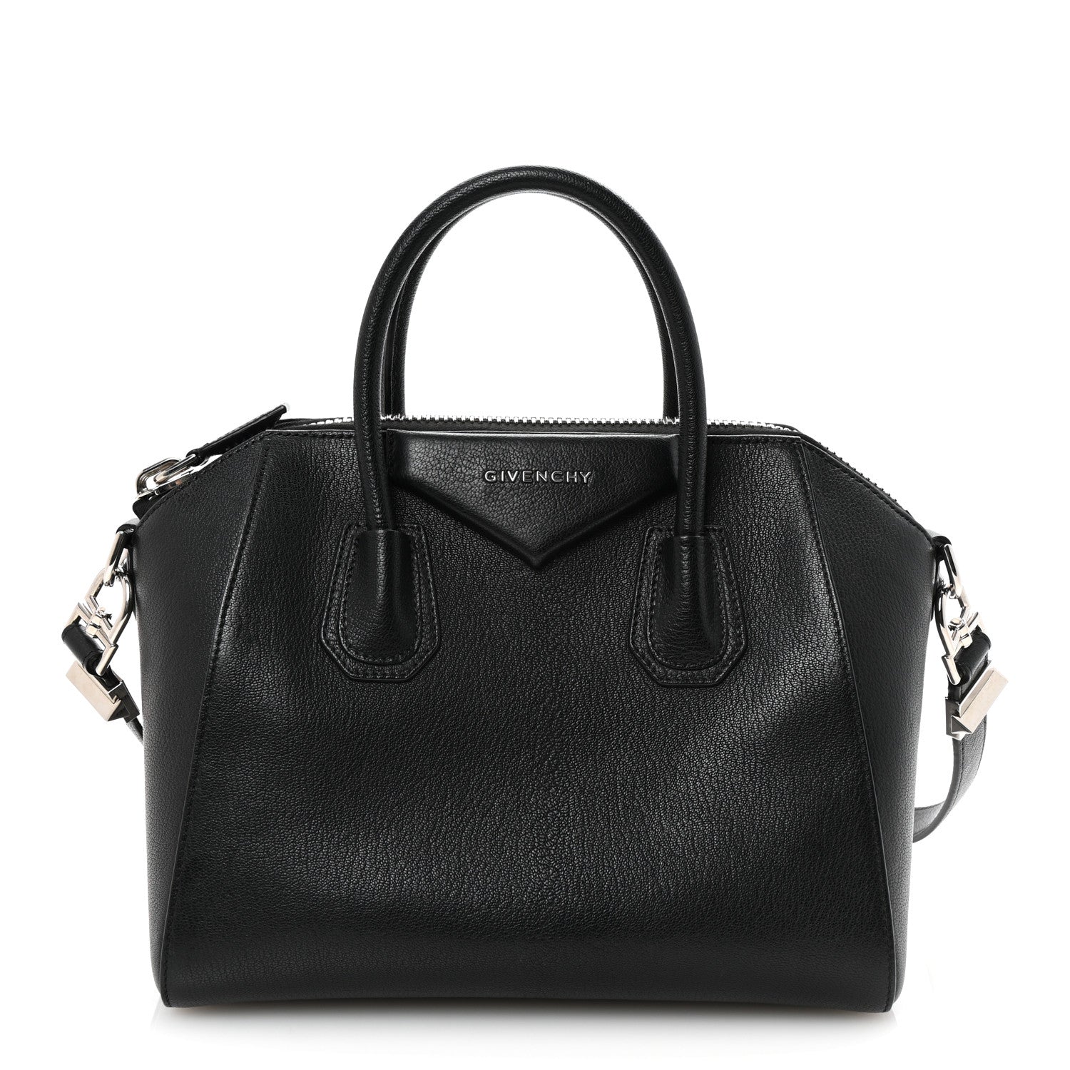 Sugar Goatskin Small Antigona Black