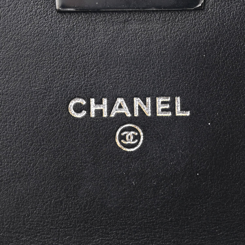 Aged Calfskin Quilted Mini Reissue Wallet On Chain WOC So Black