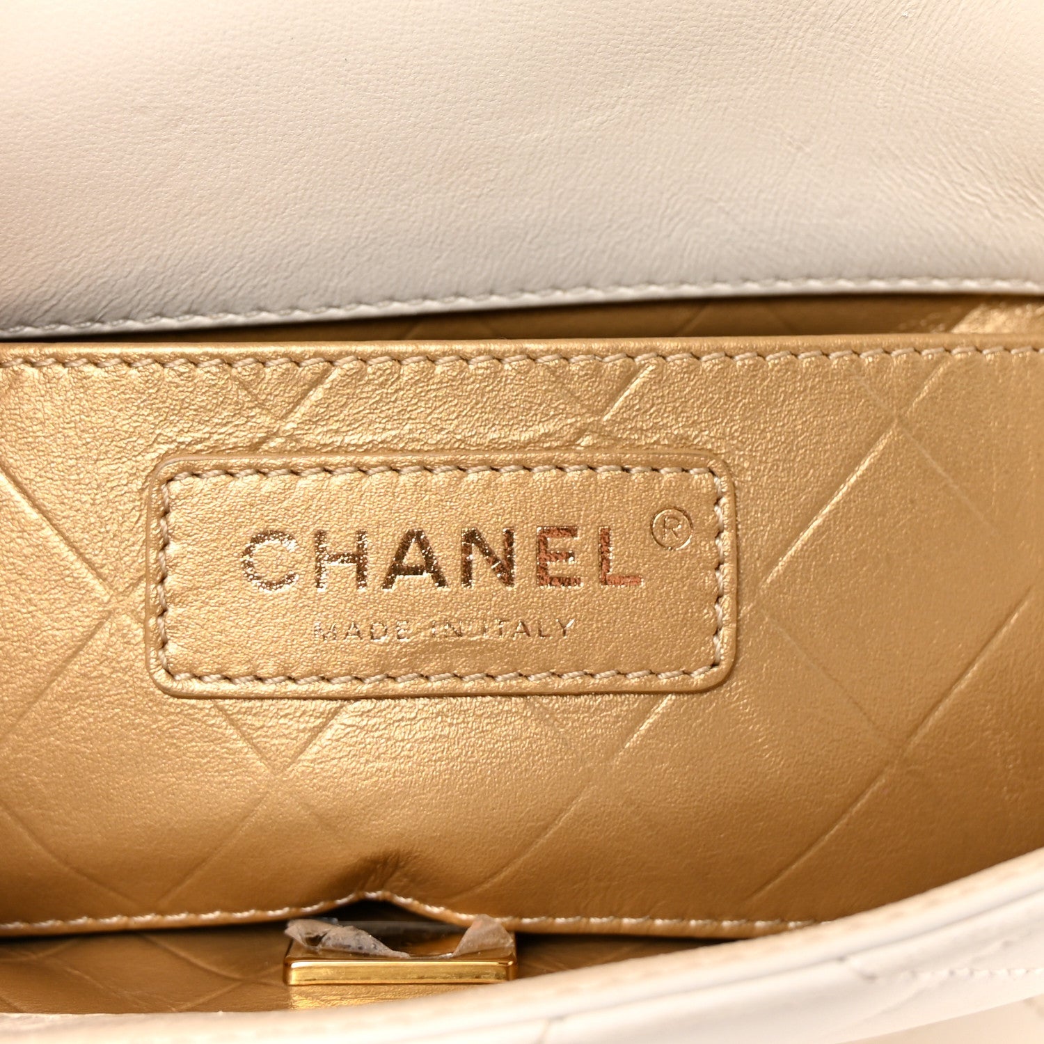 Lambskin Quilted Mini Coco Clips Flap White