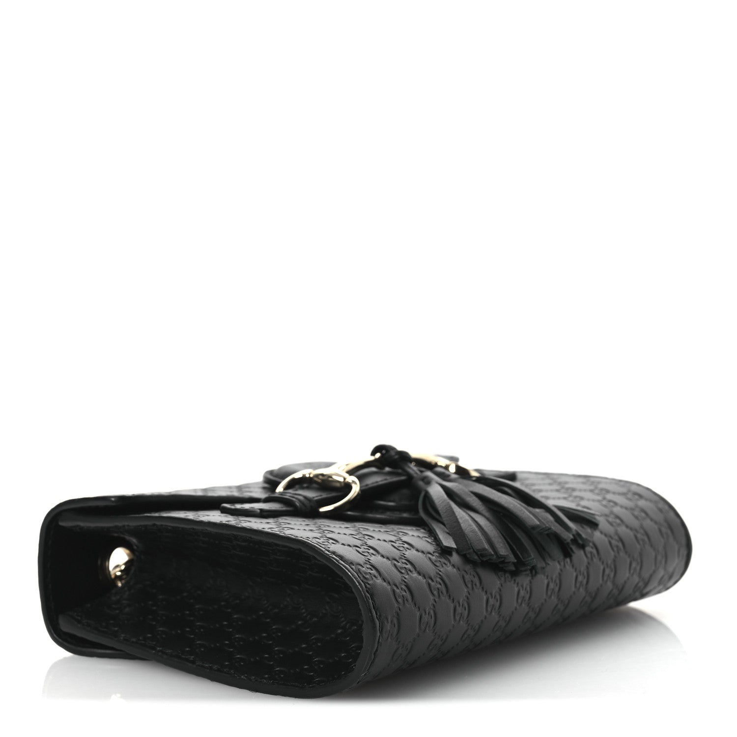 Microguccissima Mini Emily Shoulder Bag Black