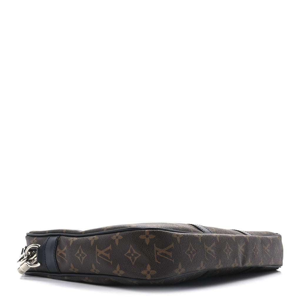 Monogram Macassar Porte Documents Voyage Soft Briefcase