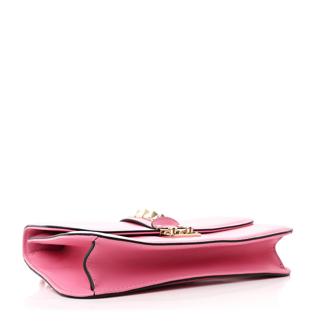Vitello Medium Glam Lock Rockstud Flap Ninphea