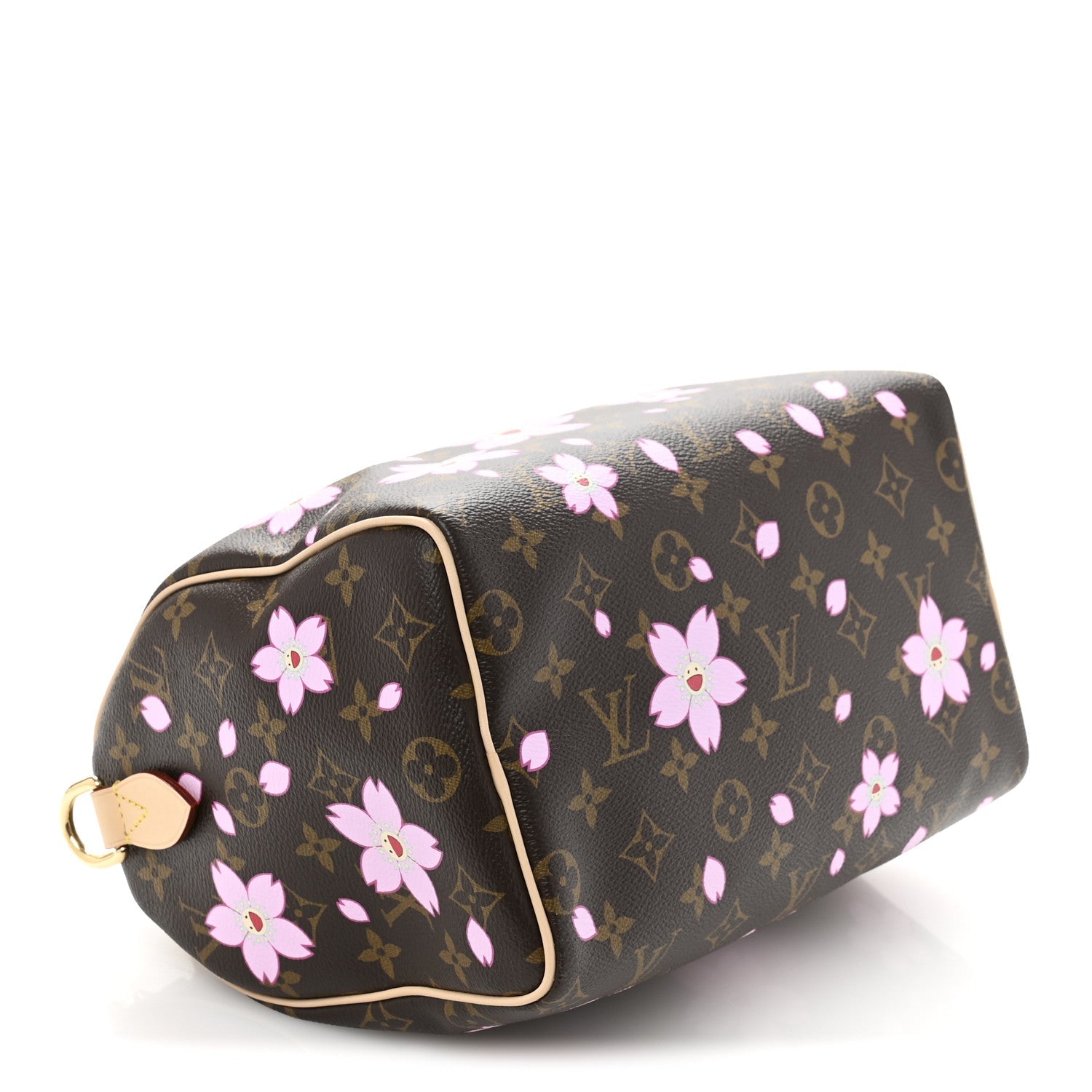 LV X TM Monogram Cherry Blossom Speedy Bandouliere 25 Sakura Brown