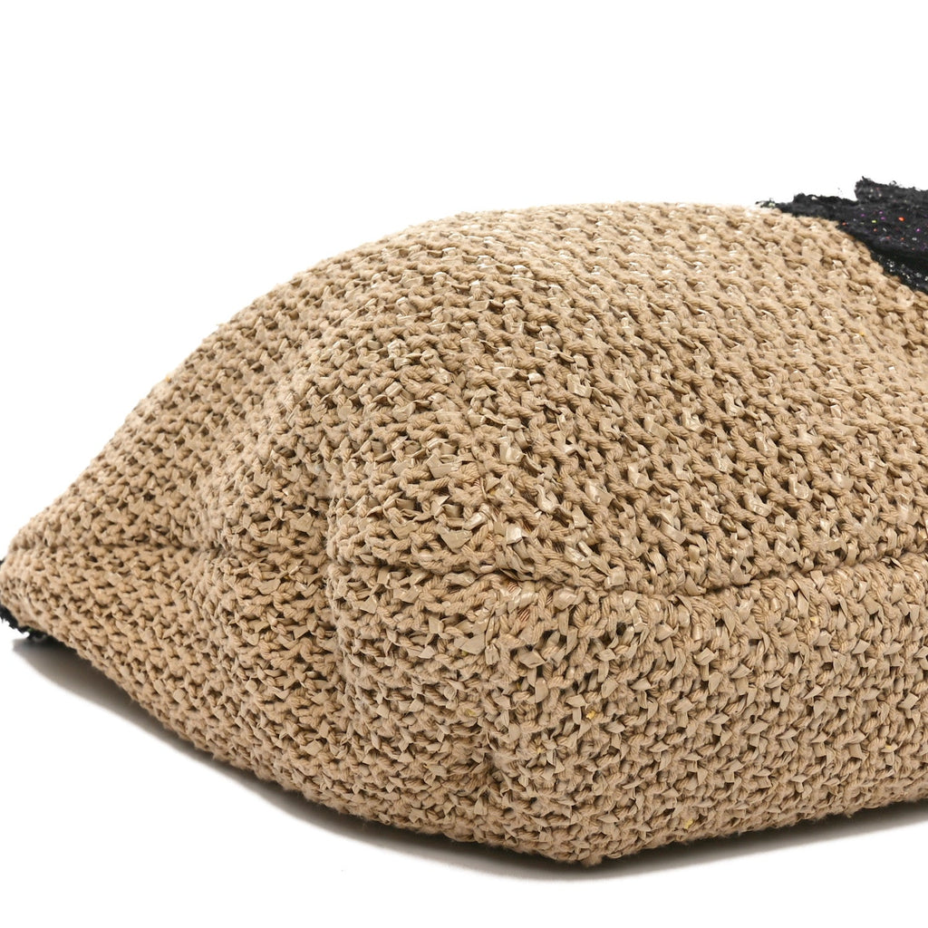 Tweed Woven Raffia Country Coco Hobo