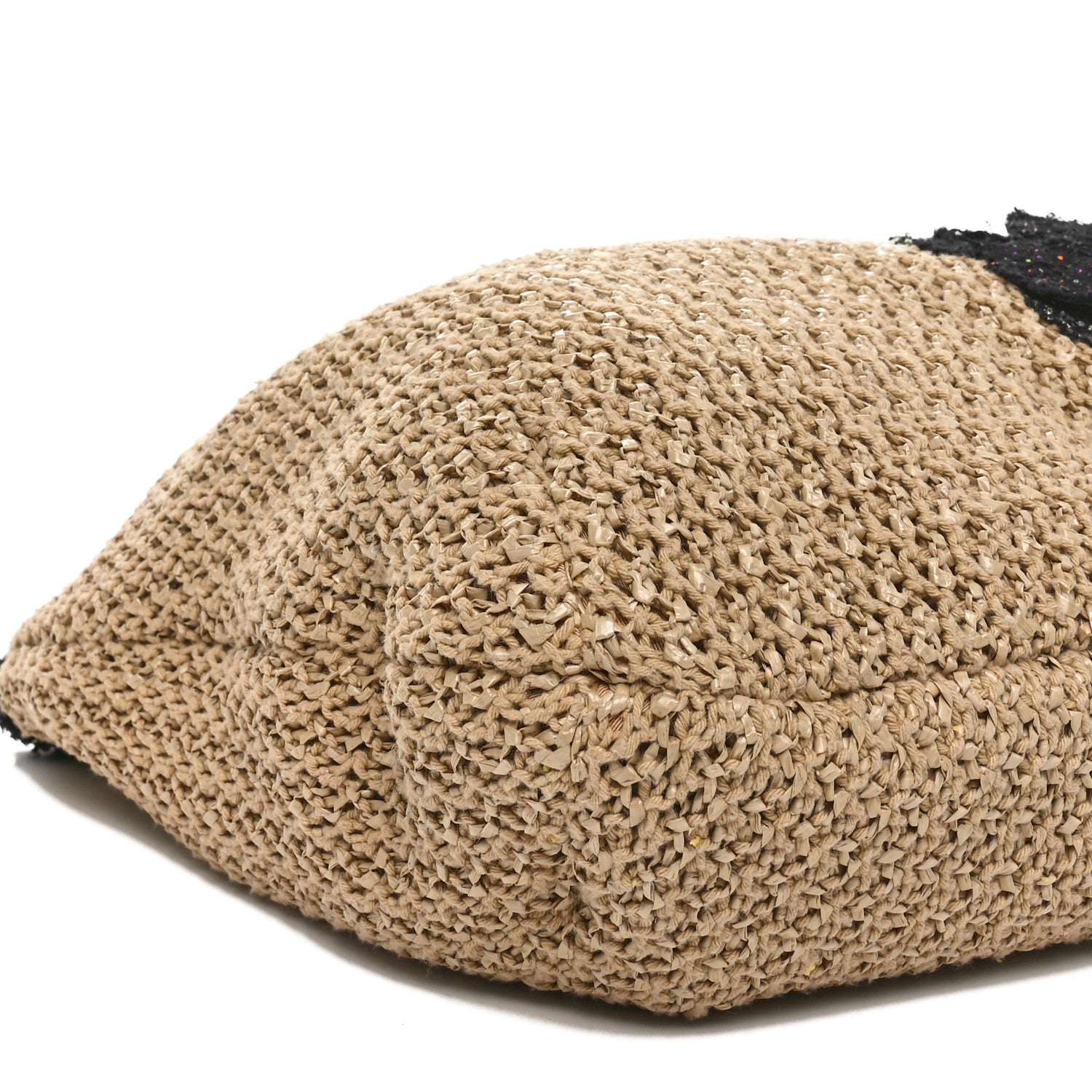 Tweed Woven Raffia Country Coco Hobo