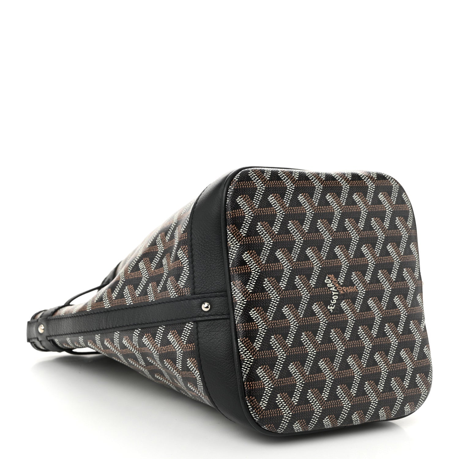 Goyardine Petit Flot Bucket Bag PM Black