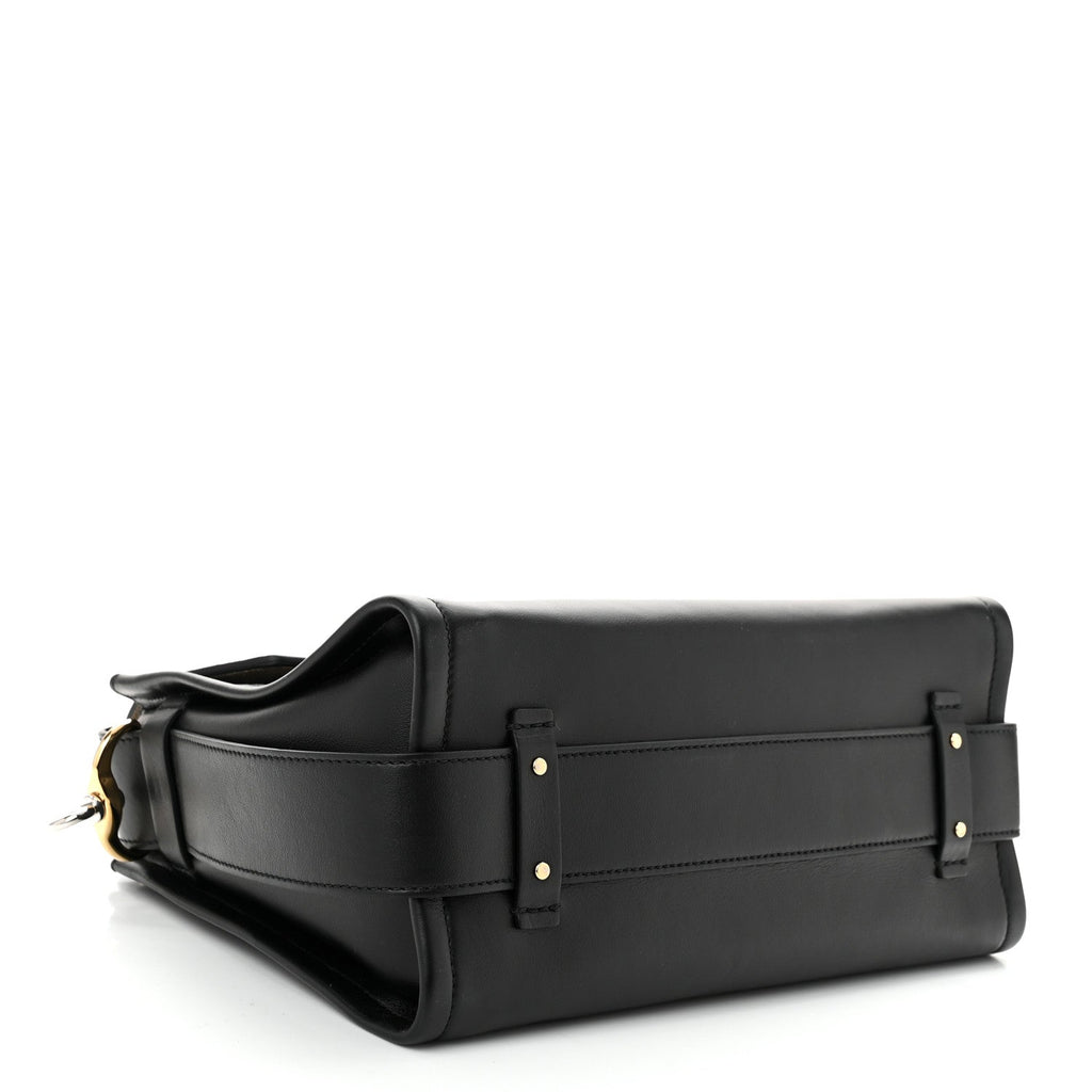 Calfskin Small Tess Day Bag Black