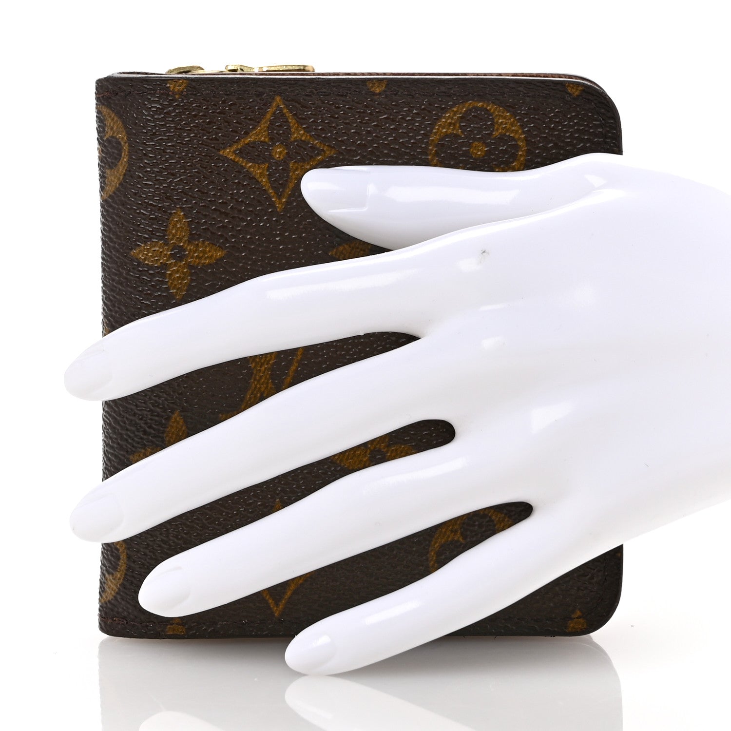 Monogram Compact Zippe Zipped Wallet