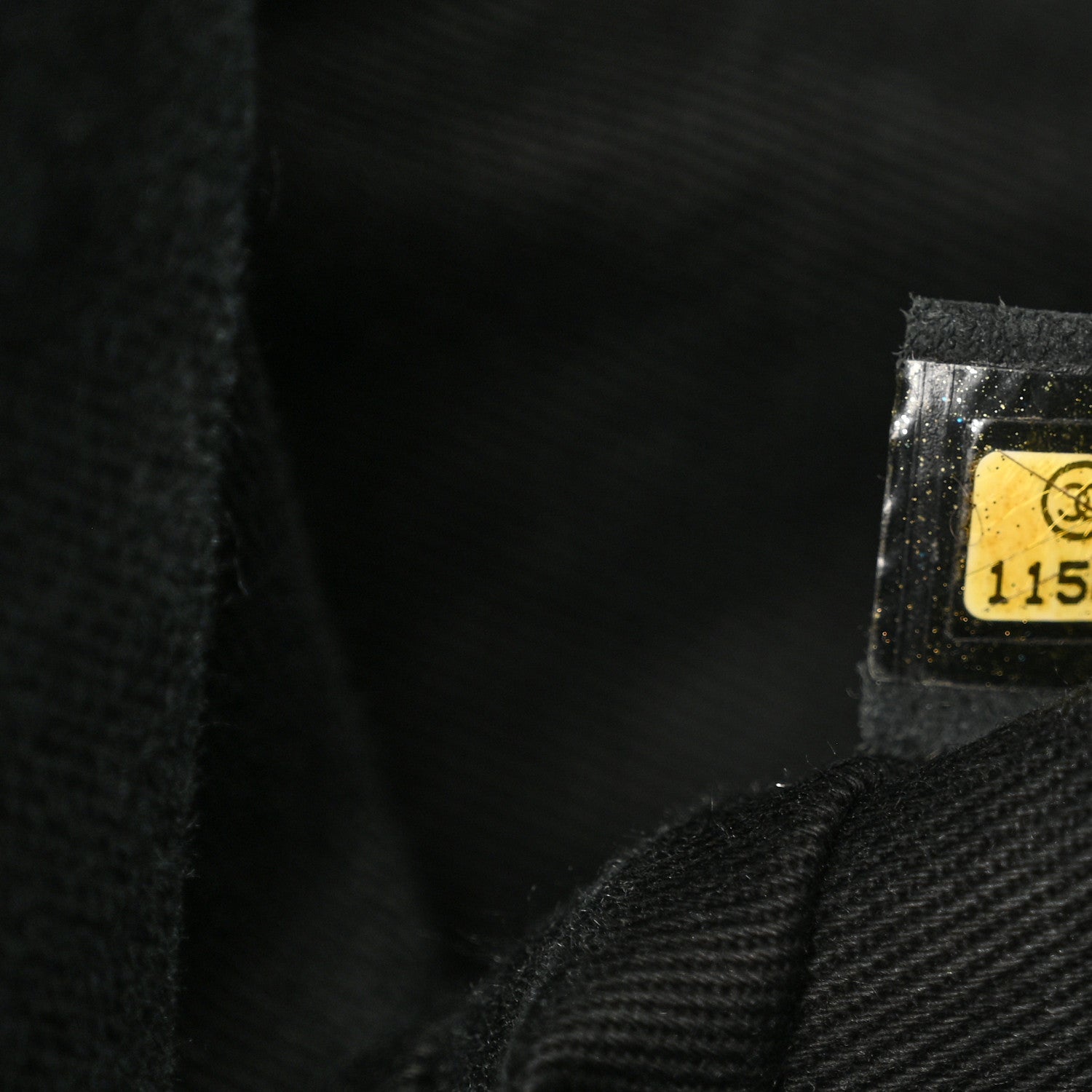 Calfskin Stitched Large Expandable Flap Bag Black