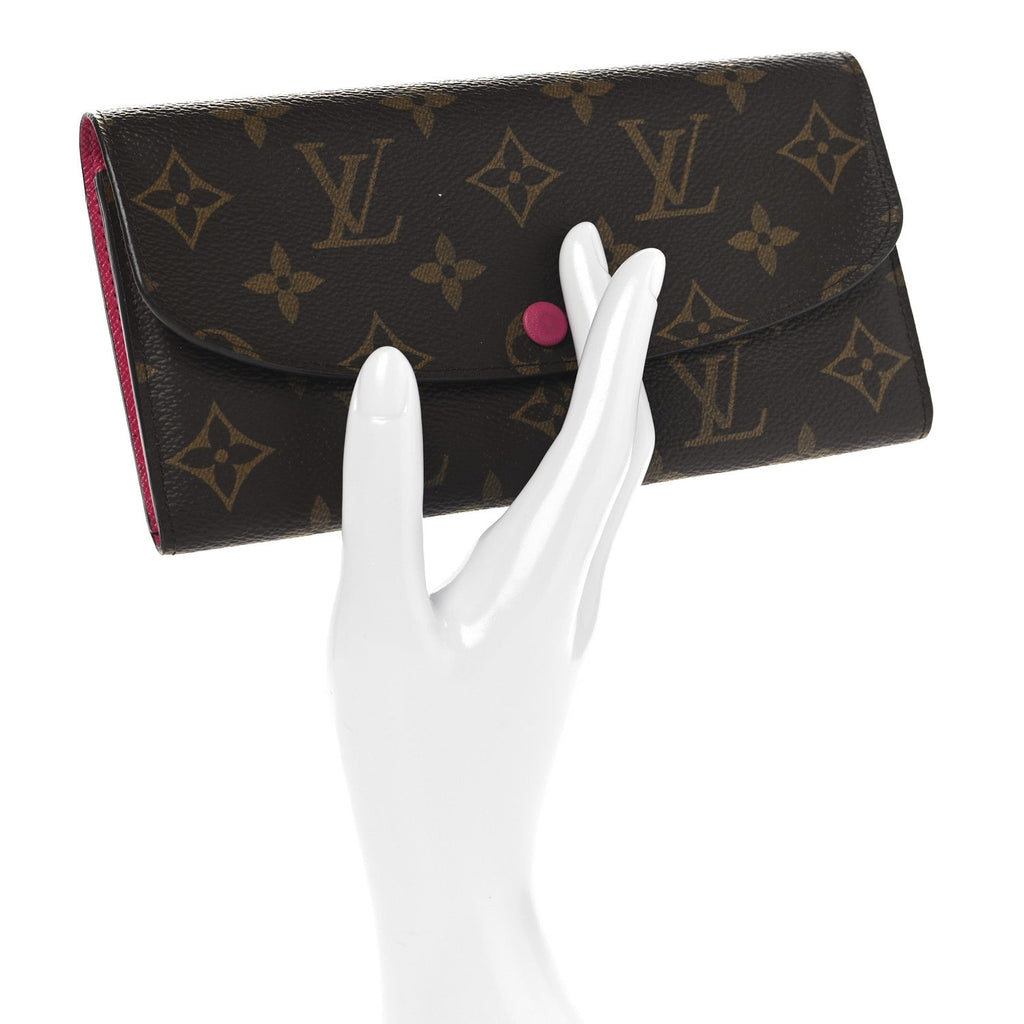 Monogram Emilie Wallet Hot Pink