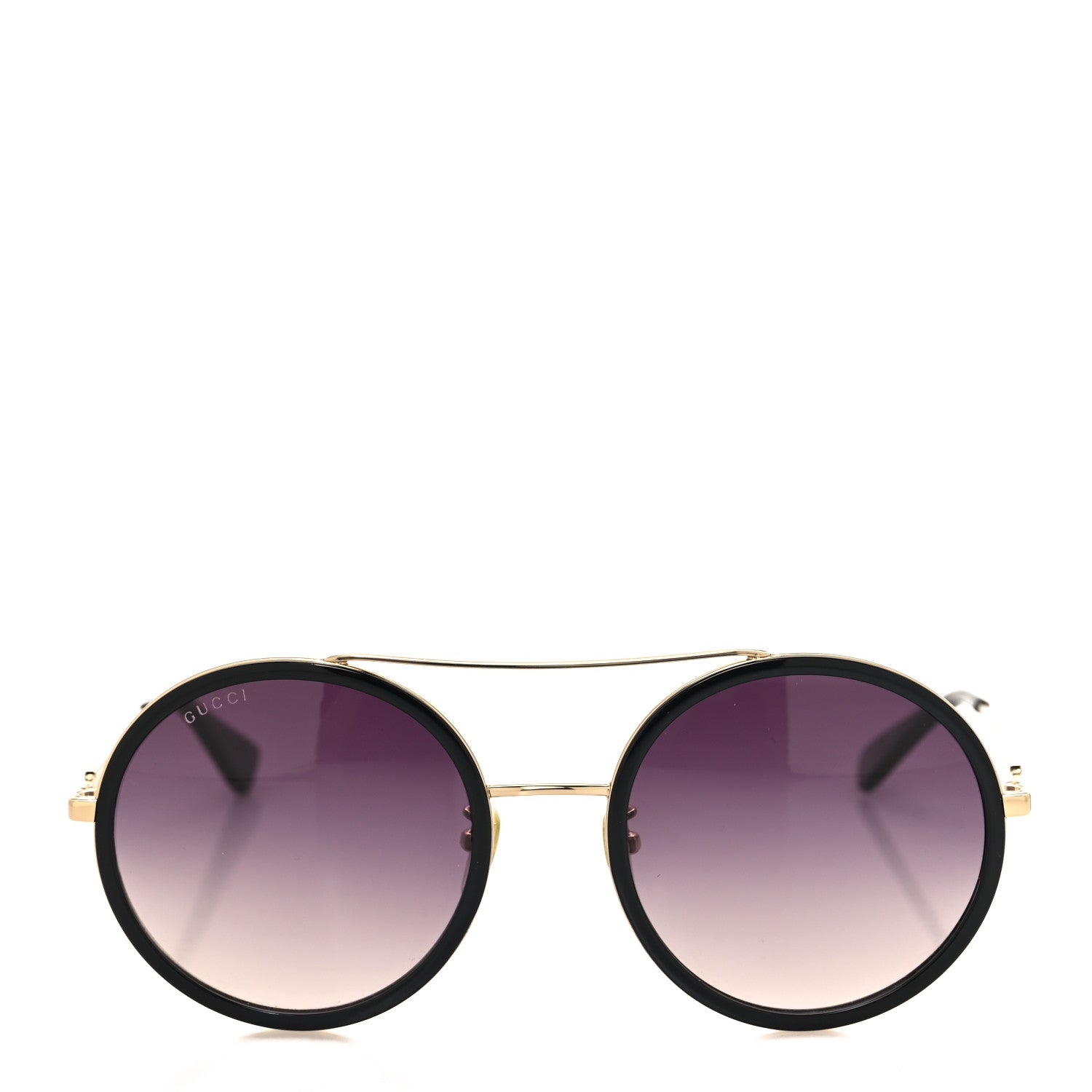 Metal Round Frame Sunglasses GG0061S Black