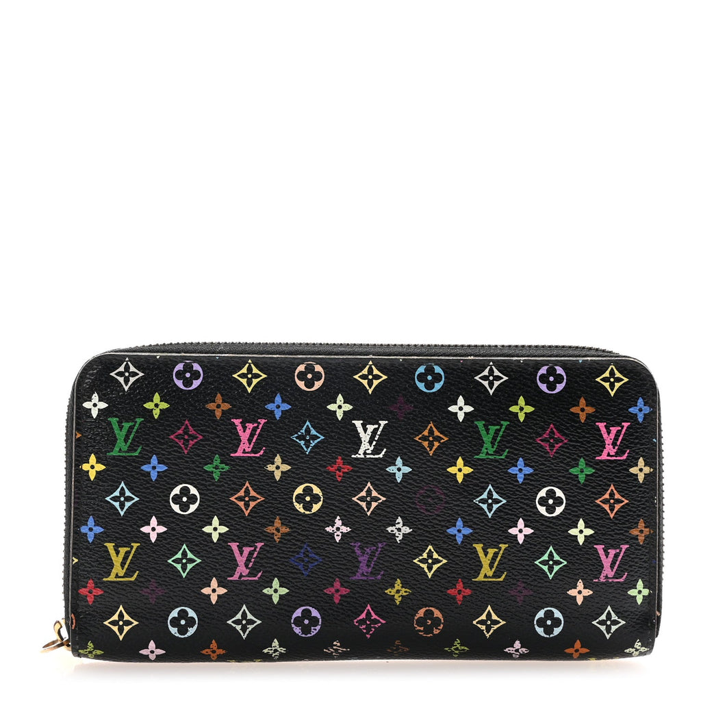 Monogram Multicolor Zippy Wallet Black Grenade