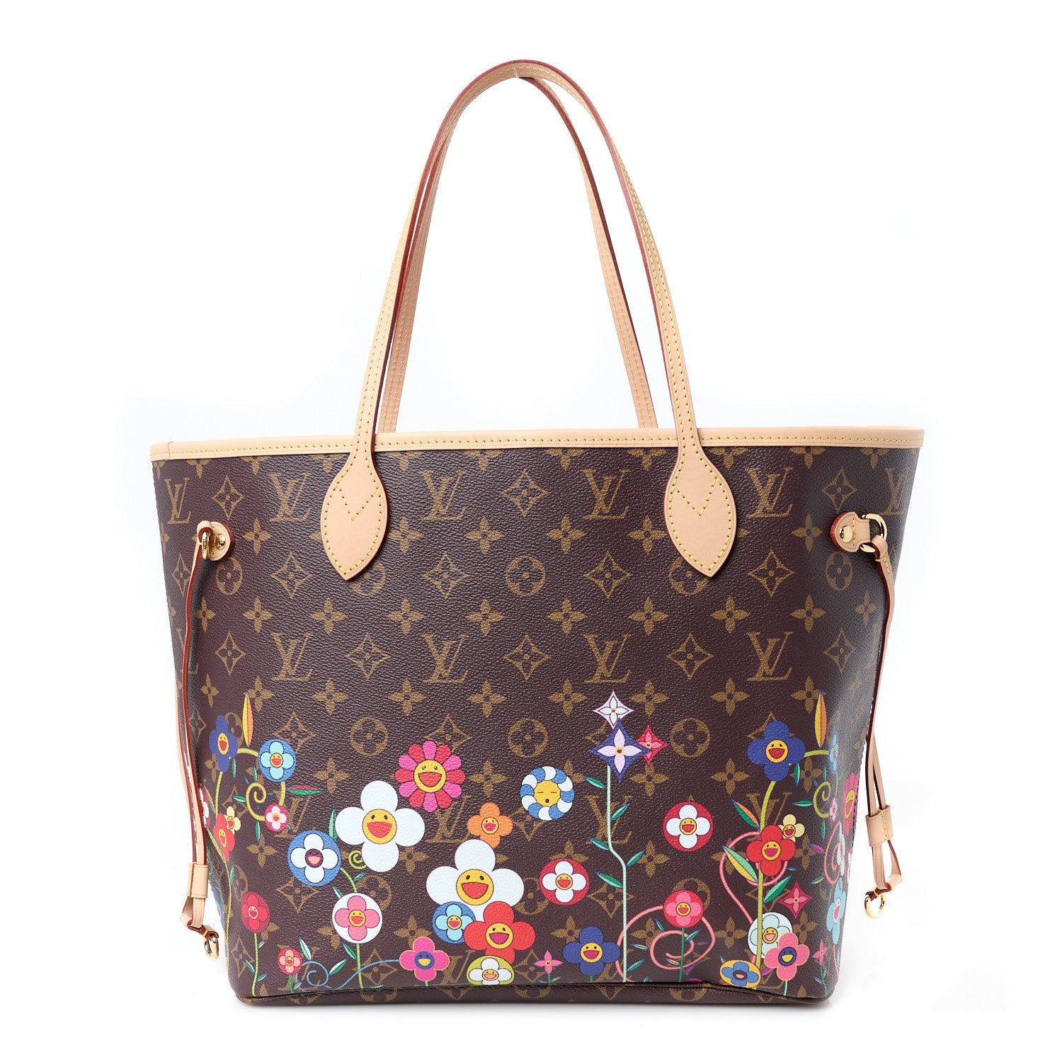LV X TM Monogram Flowers Neverfull MM
