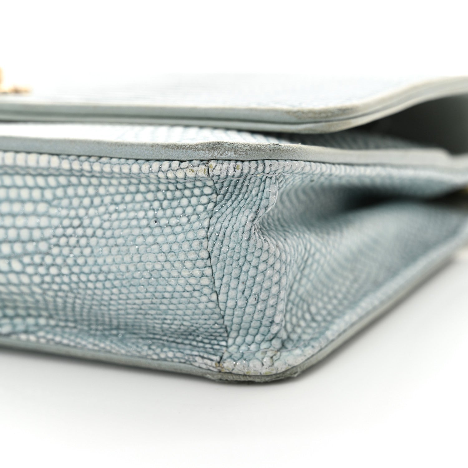 Lizard Wallet on Chain WOC Light Grey