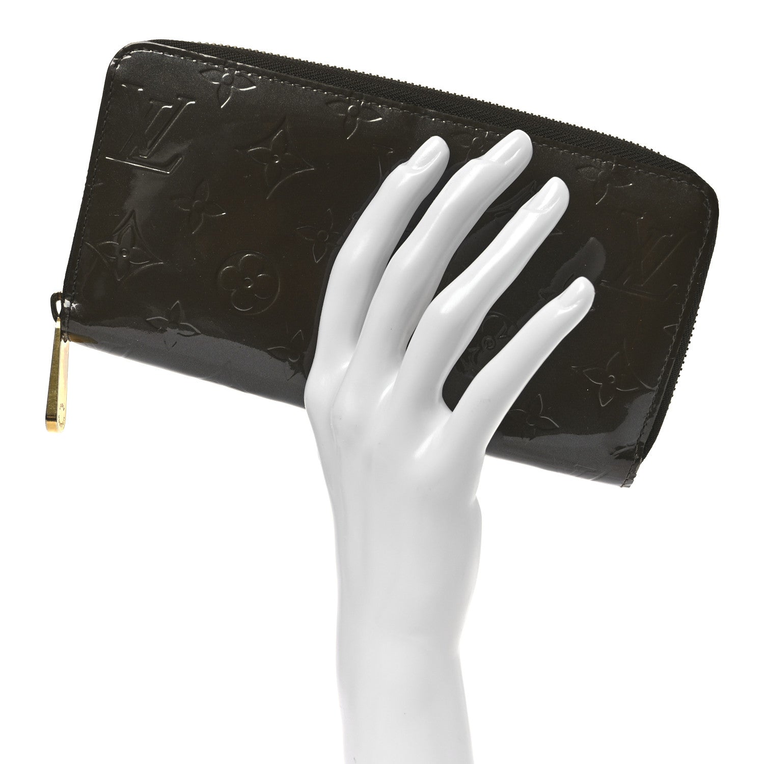 Vernis Zippy Wallet Vert Bronze