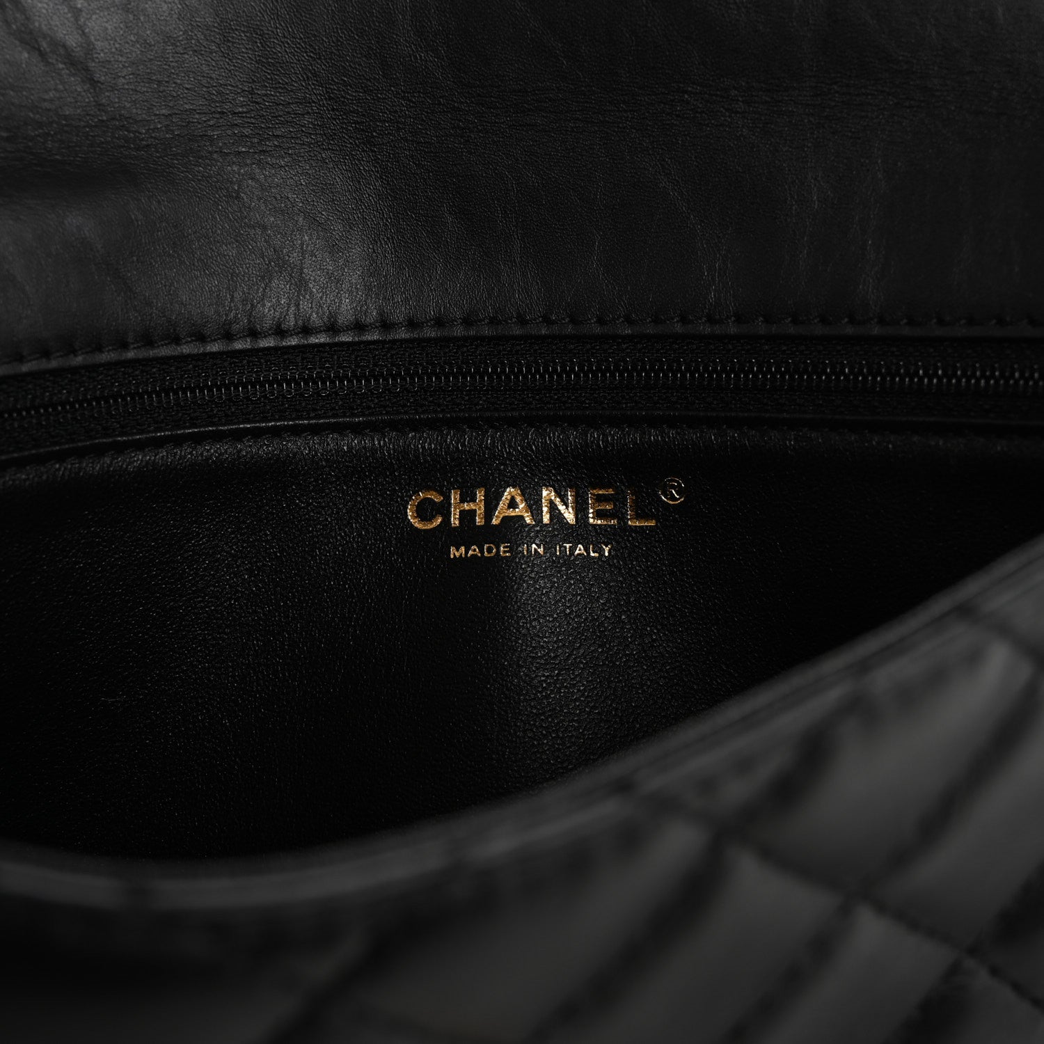 Aged Calfskin Quilted Reissue 2.55 Clutch Black