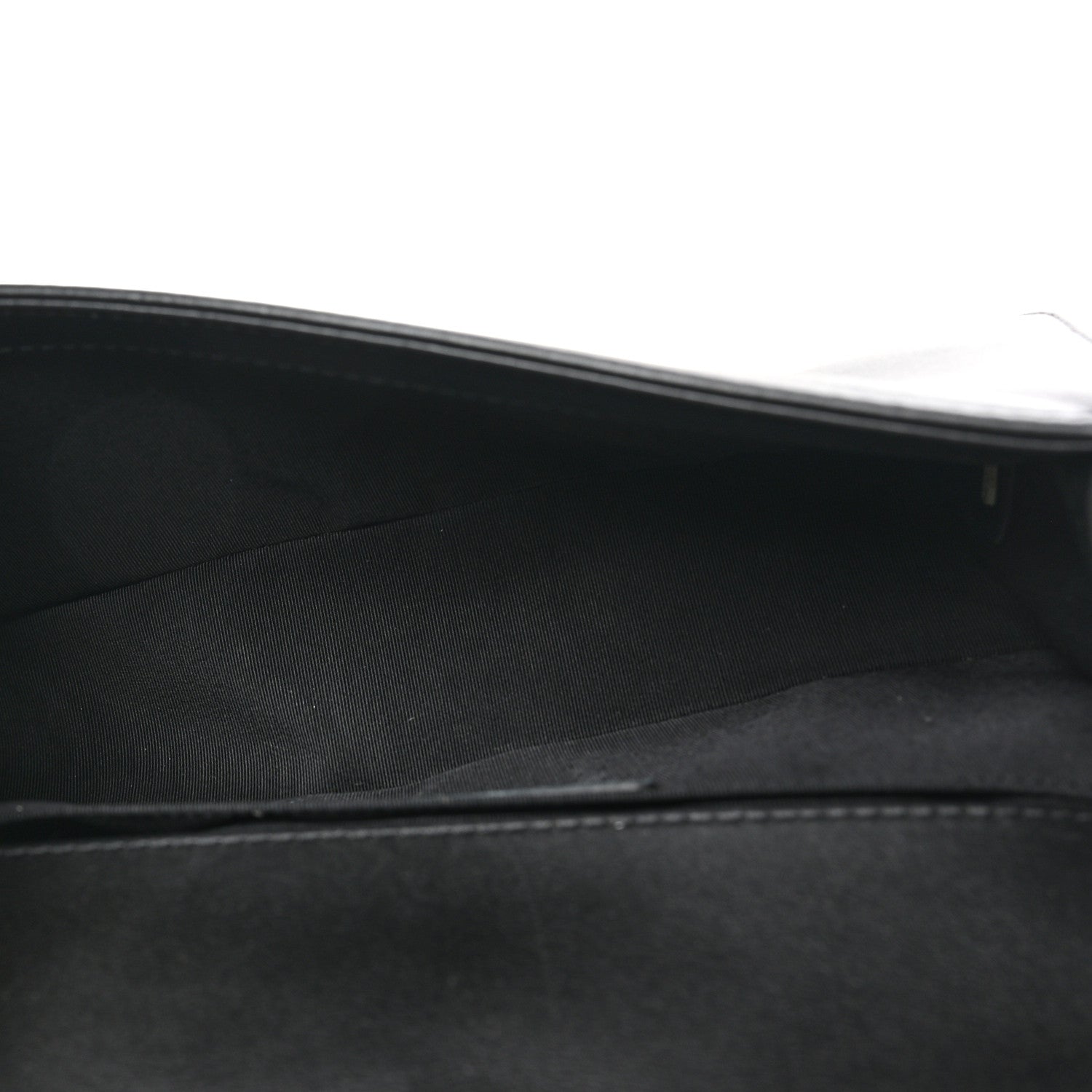 Calfskin Quilted Medium Boy Top Handle Flap Black