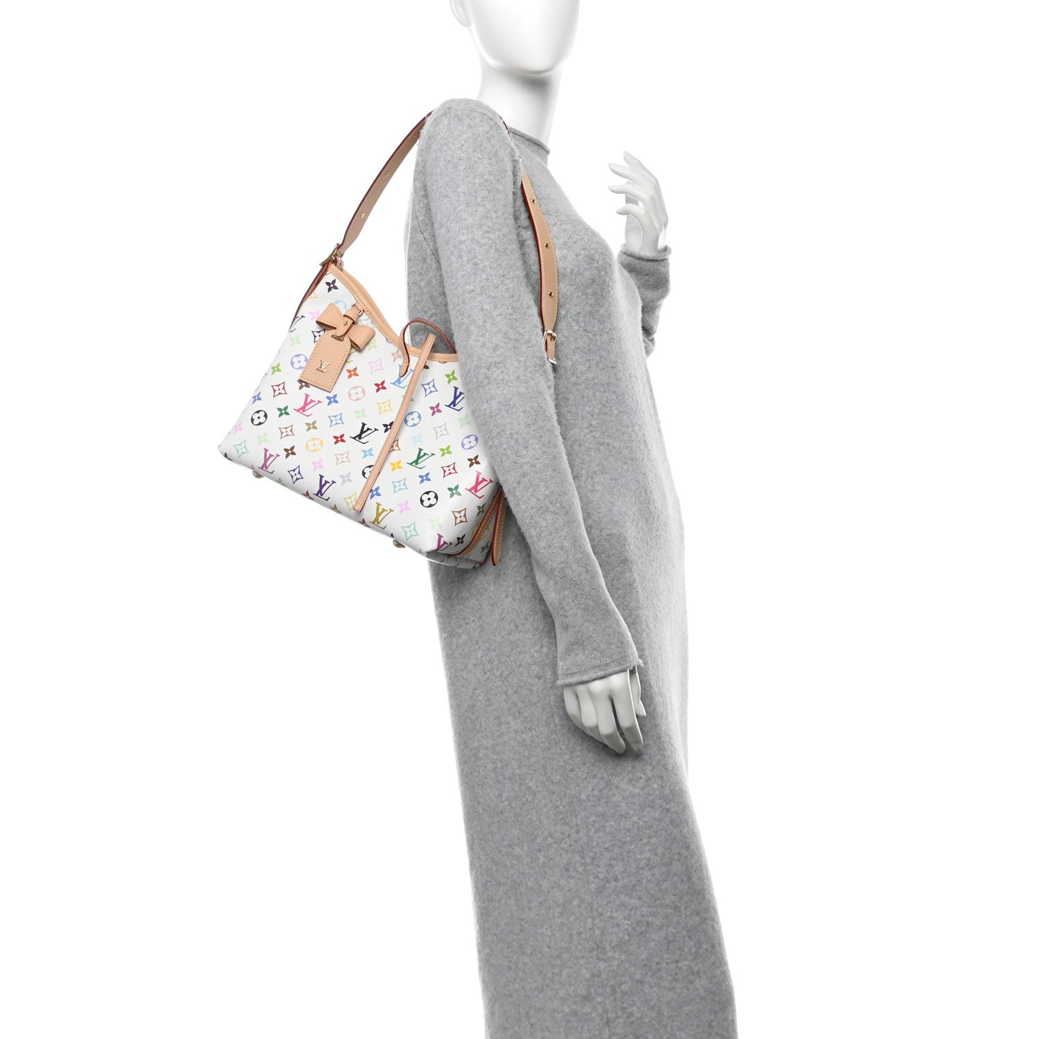 LV X TM Monogram Multicolor CarryAll PM White